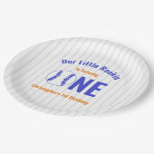 Rookie Baseball 1e verjaardag Papieren Bordje (Gekanteld)