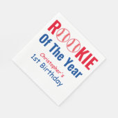 Rookie Baseball 1e verjaardag Servet (Hoek)
