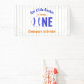 Rookie Baseball 1e verjaardag Spandoek (Insitu)