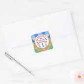 Rookie Baseball 1e Verjaardag Sticker (Envelop)