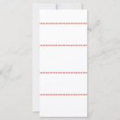 Rookie Baseball Foto Blue Boy Verjaardag Uitnodigi (Achterkant)