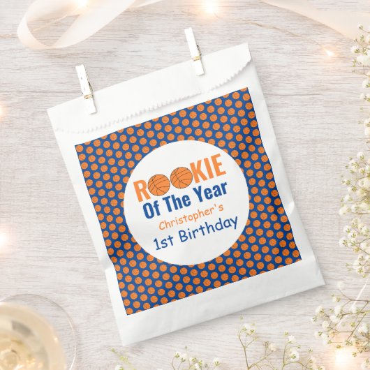 Rookie Basketball 1e verjaardag Bedankzakje (Geknipt)