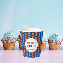 Rookie Basketball 1e verjaardag Papieren Bekers