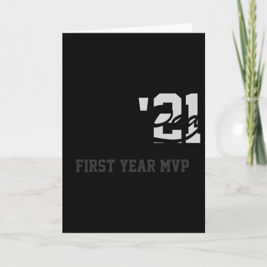 Rookie Dad First Year Mvp Srty T Shirt Kaart (Voorkant)