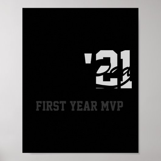 Rookie Dad First Year Mvp Srty T Shirt  Poster (Voorkant)