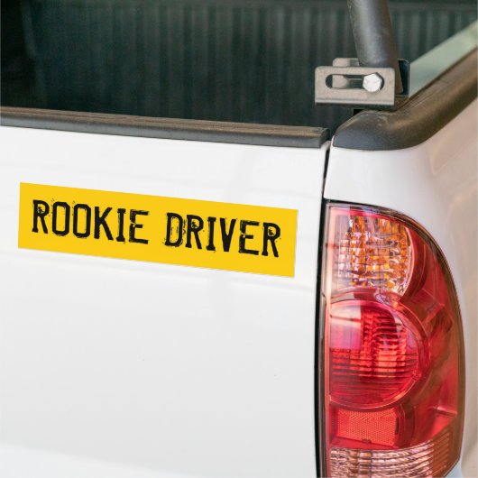 ROOKIE DRIVER BUMPERSTICKER (Op Truck)