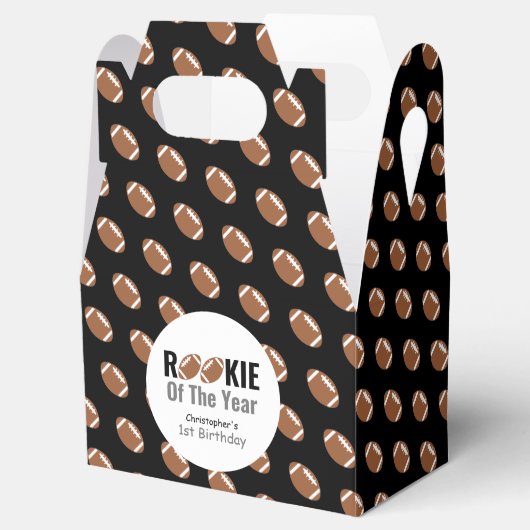 Rookie Football 1e verjaardag Bedankdoosjes (Geopend)