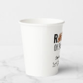 Rookie Football 1e verjaardag Papieren Bekers (Rechts)