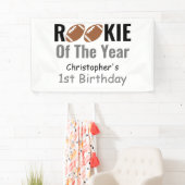 Rookie Football 1e verjaardag Spandoek (Insitu)