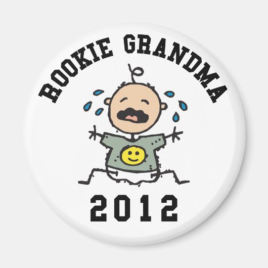 Rookie Grandma 2012 Magneet (Voorkant)