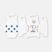 Rookie honkbal verjaardagsfeestje bedankdoosjes (Uitgevouwen)