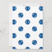 Rookie honkbal verjaardagsfeestje kaart (Achterkant)