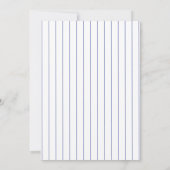 Rookie Jaar Baseball 1e verjaardag Uitnodiging (Achterkant)