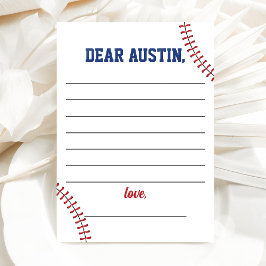 Rookie Jaar Baseball Verjaardag Tijd Capsule Kaart