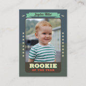 Rookie Jaar Honkbal 1e Verjaardag Trading Kaart Contactkaartje (Voorkant)