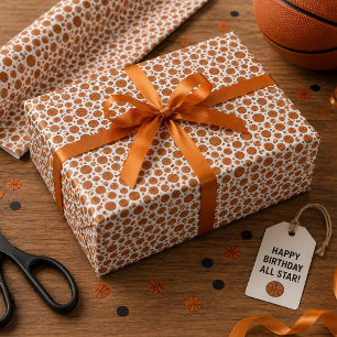 Rookie of the Year 1e verjaardag Basketbal Cadeaupapier