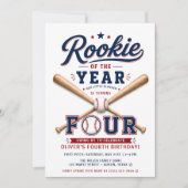 Rookie of the Year 4e verjaardag Kaart (Voorkant)