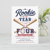 Rookie of the Year 4e verjaardag Kaart (Staand voorkant)