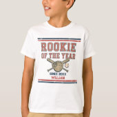 Rookie of the Year Baseball T-shirt (Voorkant)