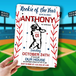 Rookie Of The Year | Honkbal 1e verjaardagsfeestje Kaart