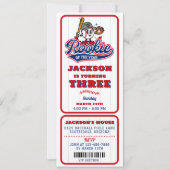 Rookie Of The Year-honkbalkaartje 3e verjaardag Kaart (Voorkant)