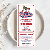 Rookie Of The Year-honkbalkaartje 3e verjaardag Kaart