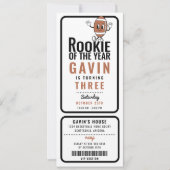 Rookie Of The Year Voetbal Aangepaste Verjaardag Kaart (Voorkant)