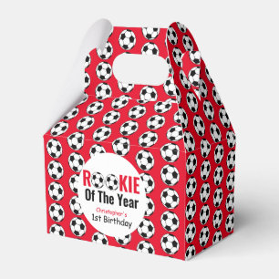 Rookie Soccer 1st Birthday Bedankdoosjes