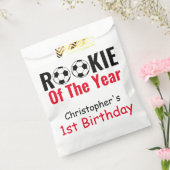 Rookie Soccer 1st Birthday Bedankzakje (Gezegeld)
