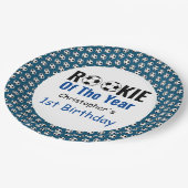 Rookie Soccer 1st Birthday Papieren Bordje (Gekanteld)