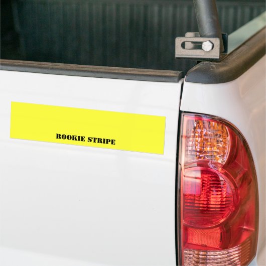Rookie Stripe Bumpersticker (Op Truck)