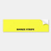 Rookie Stripe Bumpersticker (Voorkant)