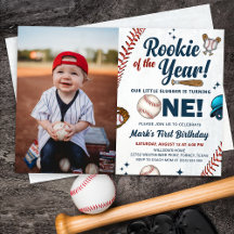 Rookie van de eerste jaarlijkse Baseball foto van 