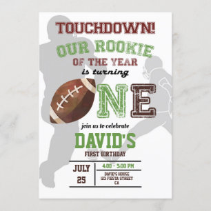 Rookie van het Football van de eerste geboorte van Kaart