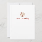 Rookie van het jaar 1e Sport Boy Honkbal Verjaarda Kaart (Achterkant)