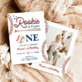 Rookie van het jaar 1e Sport Boy Honkbal Verjaarda Kaart