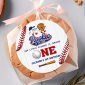 Rookie van het Jaar 1e Verjaardag Baseball Sticker