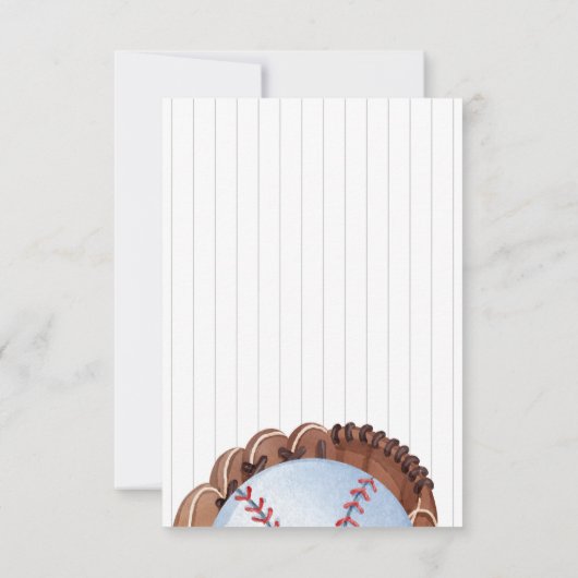 Rookie van het Jaar 1e Verjaardag Bedankt Card (Achterkant)