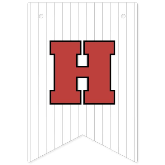 Rookie van het Jaar 1e Verjaardag Bunting Flags Vlaggetjes (Tweede vlag)