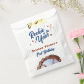 Rookie van het Jaar 1e Verjaardag Favoriete Tassen Bedankzakje (Gezegeld)