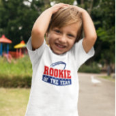 Rookie van het Jaar 1e Verjaardag Football Kinder Shirts