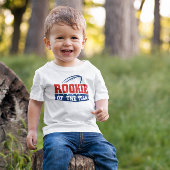 Rookie van het Jaar 1e Verjaardag Football Kinder Shirts