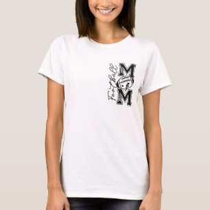 Rookie van het Jaar 1e Verjaardag Football Mama T-shirt
