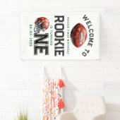 Rookie van het Jaar 1e Verjaardag football Spandoek (Insitu)
