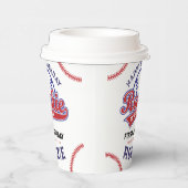 Rookie van het Jaar 1e verjaardag honkbal Papieren Bekers (Rechts)