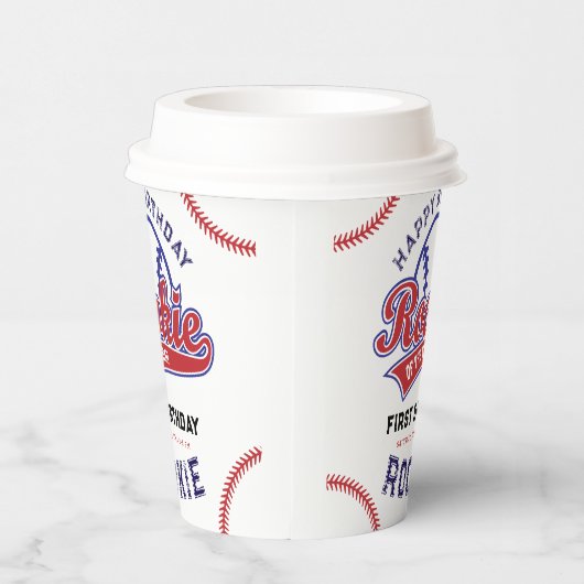 Rookie van het Jaar 1e verjaardag honkbal Papieren Bekers