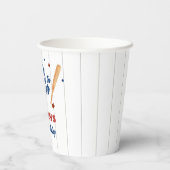 Rookie van het Jaar 1e Verjaardag Papieren Cup Bekers (Achterkant)