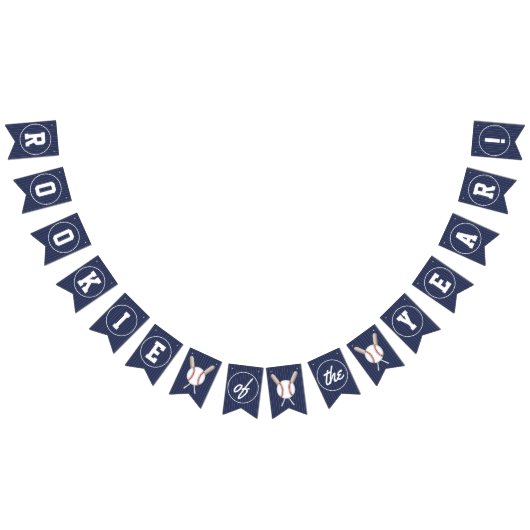 Rookie van het jaar banner honkbal thema (Alle)