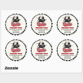 Rookie van het Jaar Baseball Custom verjaardagsfee Ronde Sticker (Vel)