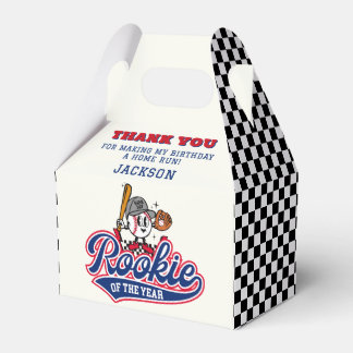 Rookie van het Jaar Baseball Verjaardag Party Cust Bedankdoosjes